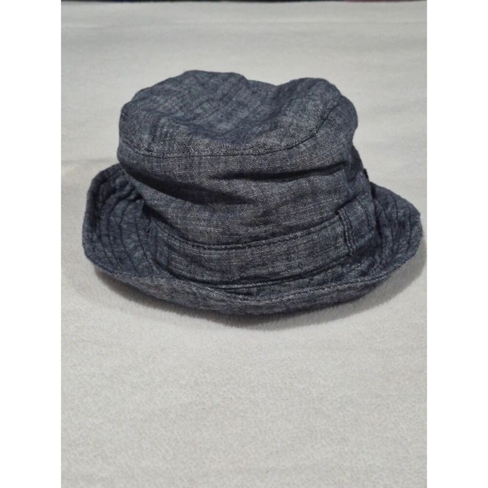 babyGap Bucket Hat Boys S/M Faded Blue Cotton Sun Protection